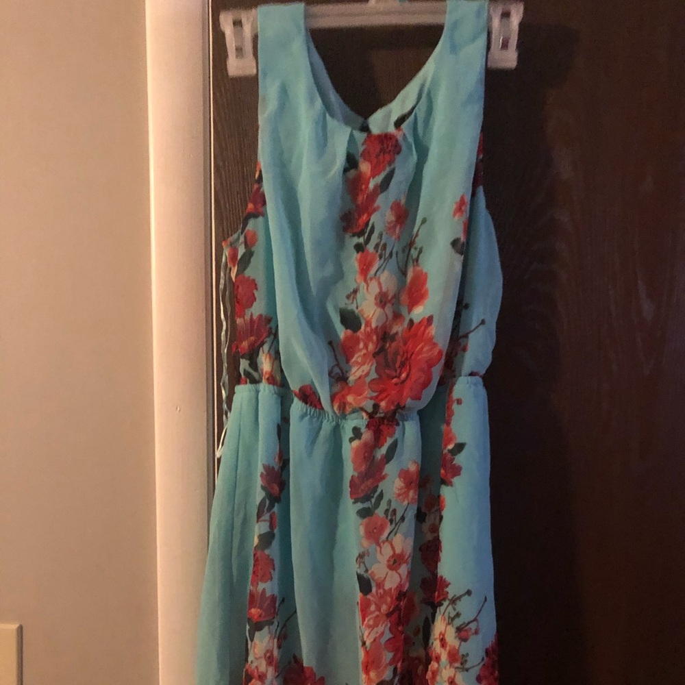 Summer hi low dress.